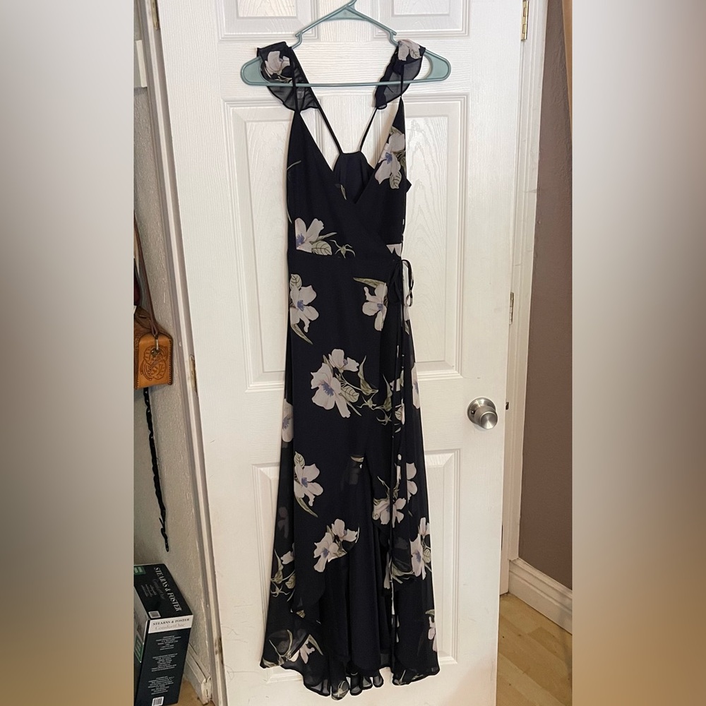 Lulu’s floral wrap dress